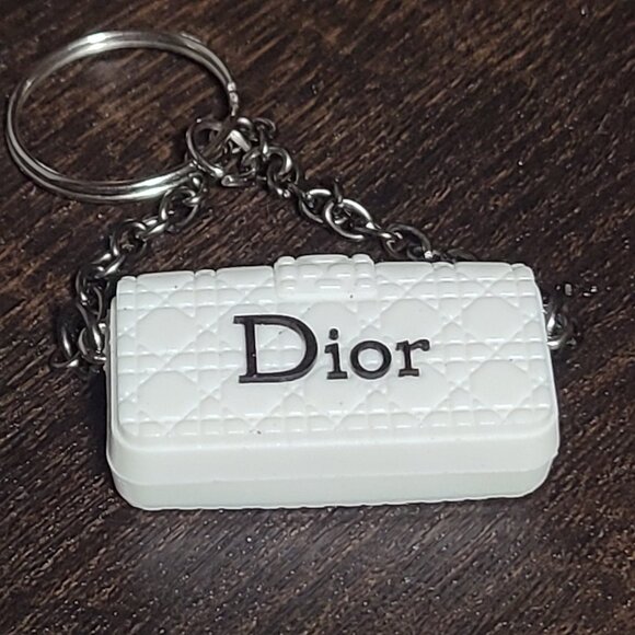 EUC Mini Dior Handbag Keychain - Picture 1 of 2
